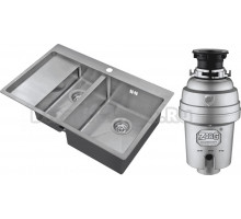Комплект Мойка Zorg Inox R 5178-2-R + Измельчитель Inox D ZR-56 D