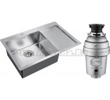 Комплект Мойка Zorg Inox R 7851 L + Измельчитель Inox D ZR-38 D