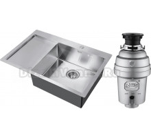 Комплект Мойка Zorg Inox R 7851 R + Измельчитель Inox D ZR-56 D