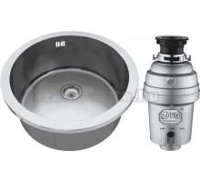 Комплект Мойка Zorg Inox RX ZR-500 + Измельчитель Inox D ZR-56 D
