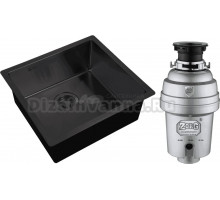 Комплект Мойка Zorg Light ZL R 480440 GRAFIT + Измельчитель Inox D ZR-56 D