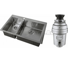 Комплект Мойка Zorg Light ZL R 780-2-510-R + Измельчитель Inox D ZR-56 D