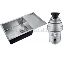 Комплект Мойка Zorg Light ZL R 780440 + Измельчитель Inox D ZR-56 D