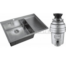 Комплект Мойка Zorg Light ZL R 780510-L + Измельчитель Inox D ZR-56 D