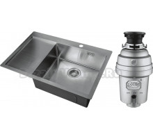 Комплект Мойка Zorg Light ZL R 780510-R + Измельчитель Inox D ZR-38 D