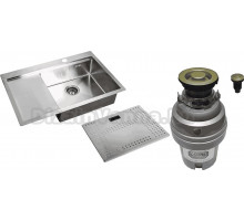 Комплект Мойка Zorg Master N-7852-R + Измельчитель ZR-75 D BRONZE