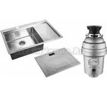 Комплект Мойка Zorg Master ZM N-7852-L + Измельчитель Inox D ZR-56 D