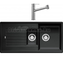 Комплект Мойка Blanco Zia 6S 514748 антрацит + Смеситель Ambis-S 523119