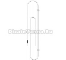 Полотенцесушитель электрический Bauedge Wall Clip AF0015 30x150, белый матовый
