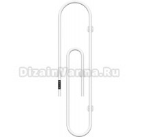 Полотенцесушитель электрический Bauedge Wall Clip AF0013 30x120, белый матовый