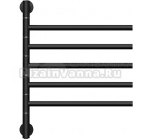 Полотенцесушитель электрический Bauedge Nimb Turning AF0031 50x62,2 черный матовый