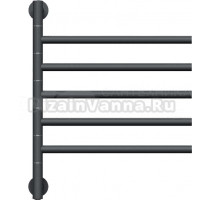 Полотенцесушитель электрический Bauedge Nimb Turning AF0033 50x62,2 темно-серый металлик