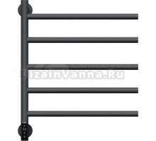 Полотенцесушитель электрический Bauedge Nimb Elegant AF0024 50x60 темно-серый металлик