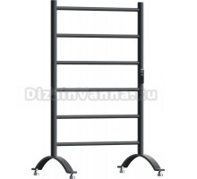 Полотенцесушитель электрический Bauedge Stil Floor AF0018 55x91 темно-серый металлик