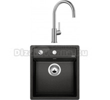 Комплект Мойка Blanco Dalago 45 антрацит + Смеситель Candor 523120