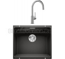 Комплект Мойка Blanco Etagon 500-U 525887 черная + Смеситель Candor 523120