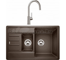 Комплект Мойка Blanco Legra 45 S Compact кофе + Смеситель Candor 523120