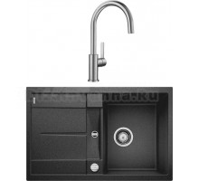 Комплект Мойка Blanco Metra 45S 513035 антрацит + Смеситель Candor 523120