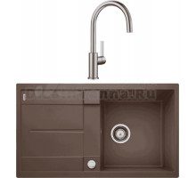 Комплект Мойка Blanco Metra 5S 515041 кофе + Смеситель Candor 523120