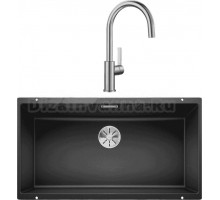 Комплект Мойка Blanco Subline 800-U антрацит + Смеситель Candor 523120