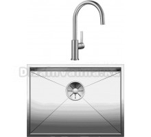 Комплект Мойка Blanco Zerox 500-U + Смеситель Candor 523120