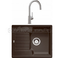 Комплект Мойка Blanco Zia 40 S кофе + Смеситель Candor 523120