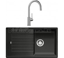 Комплект Мойка Blanco Zia 5S 520511 антрацит + Смеситель Candor 523120