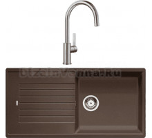 Комплект Мойка Blanco Zia XL 6S 517577 кофе + Смеситель Candor 523120