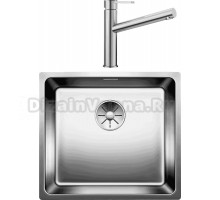 Комплект Мойка Blanco Andano 450-U + Смеситель Ambis Ambis 523118