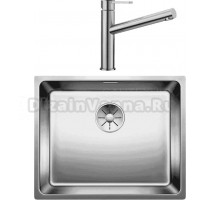 Комплект Мойка Blanco Andano 500-U + Смеситель Ambis Ambis 523118