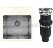 Комплект Мойка Florentina Комби 480 жасмин + Измельчитель Bone Crusher BC 610-AS