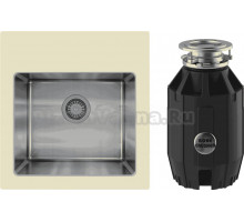 Комплект Мойка Florentina Комби 480 шампань + Измельчитель Bone Crusher BC 910-AS