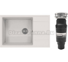 Комплект Мойка Florentina Липси 780XL шампань + Измельчитель Bone Crusher BC 910-SL-Slim Line