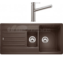 Комплект Мойка Blanco Legra 6 S кофе + Смеситель Ambis Ambis 523118