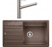 Комплект Мойка Blanco Legra XL 6 S кофе + Смеситель Ambis Ambis 523118