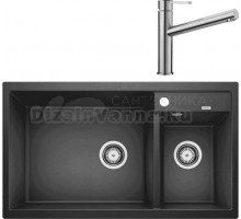 Комплект Мойка Blanco Metra 9 антрацит, левая + Смеситель Ambis Ambis 523118