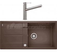 Комплект Мойка Blanco Metra XL 6S 515287 кофе + Смеситель Ambis Ambis 523118