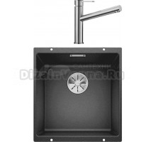 Комплект Мойка Blanco Subline 400-U антрацит + Смеситель Ambis Ambis 523118