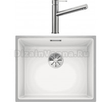 Комплект Мойка Blanco Subline 500-IF белая + Смеситель Ambis Ambis 523118