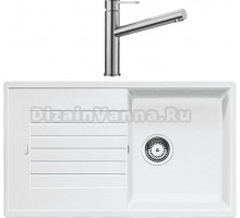 Комплект Мойка Blanco Zia 5S 520515 белая + Смеситель Ambis Ambis 523118