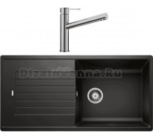 Комплект Мойка Blanco Zia XL 6S 526024 черная + Смеситель Ambis Ambis 523118