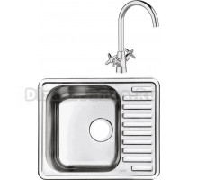 Комплект Мойка IDDIS Strit STR58SDi77 + Смеситель Acros ACRSB00i05 хром