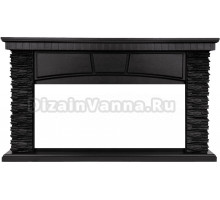 Портал Firelight Porto 42/40/36 камень черный, шпон венге