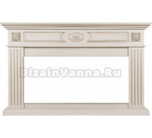 Портал Firelight Siena 42/40/36 слоновая кость с золотой патиной