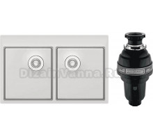 Комплект Мойка Florentina Логика LHM.800.510 + Измельчитель Bone Crusher BC 1000-AS