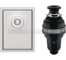 Комплект Мойка Florentina Оптима OHM.300.400 + Измельчитель Bone Crusher BC 1000-AS