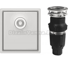 Комплект Мойка Florentina Оптима OHM.360.400 + Измельчитель Bone Crusher BC 610-AS