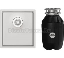 Комплект Мойка Florentina Оптима OHM.400.400 + Измельчитель Bone Crusher BC 810-AS