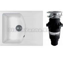 Комплект Мойка Florentina Паола 620 жасмин + Измельчитель Bone Crusher BC 810-SL Slim Line