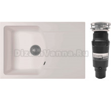 Комплект Мойка Florentina Паола 760 жасмин + Измельчитель Bone Crusher BC 910-SL-Slim Line